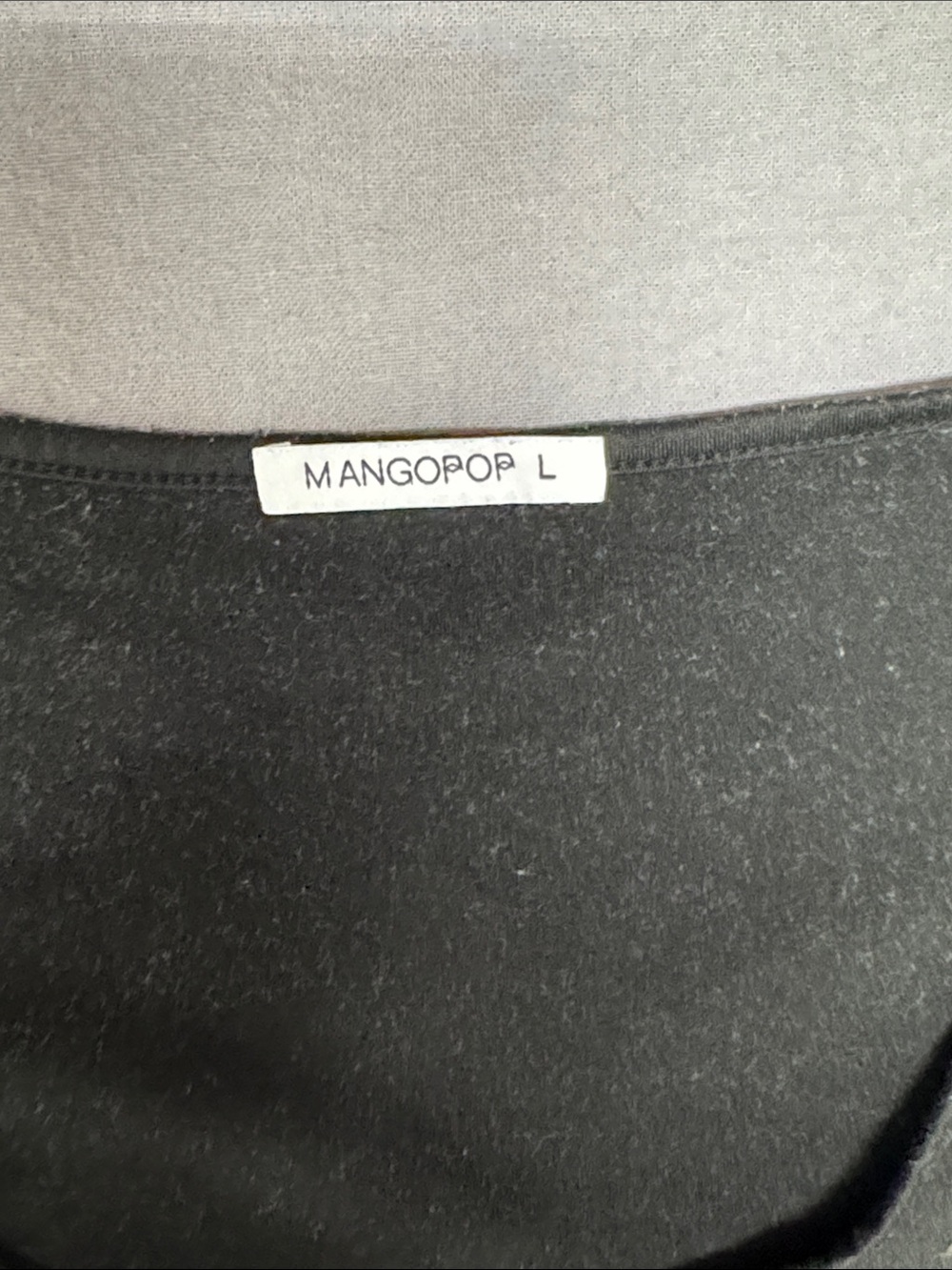 MangoPop Black Women’s Top - Classic Crew Neck